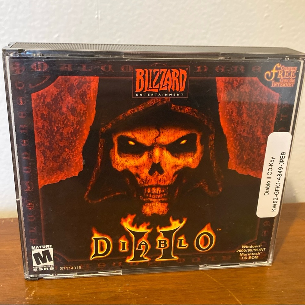 Blizzard Diablo PC Game - Black and Red